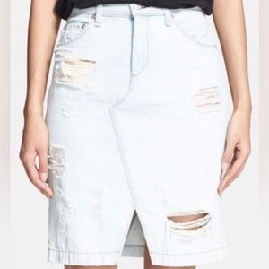 Rag & Bone Denim Skirt
